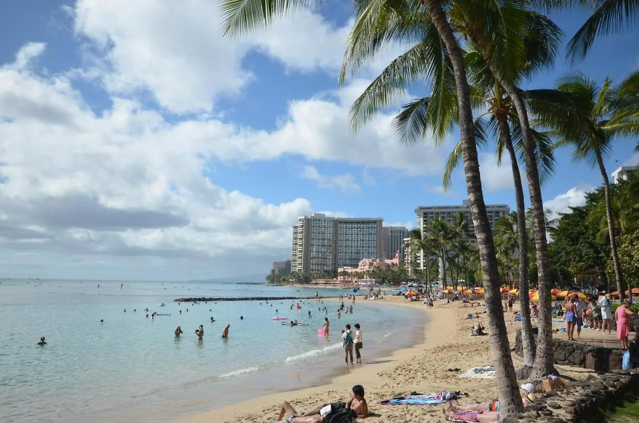 Apartmán Royal Kuhio 1309 With King Bed, Free Parking/Wifi, Mins To Beach! Honolulu